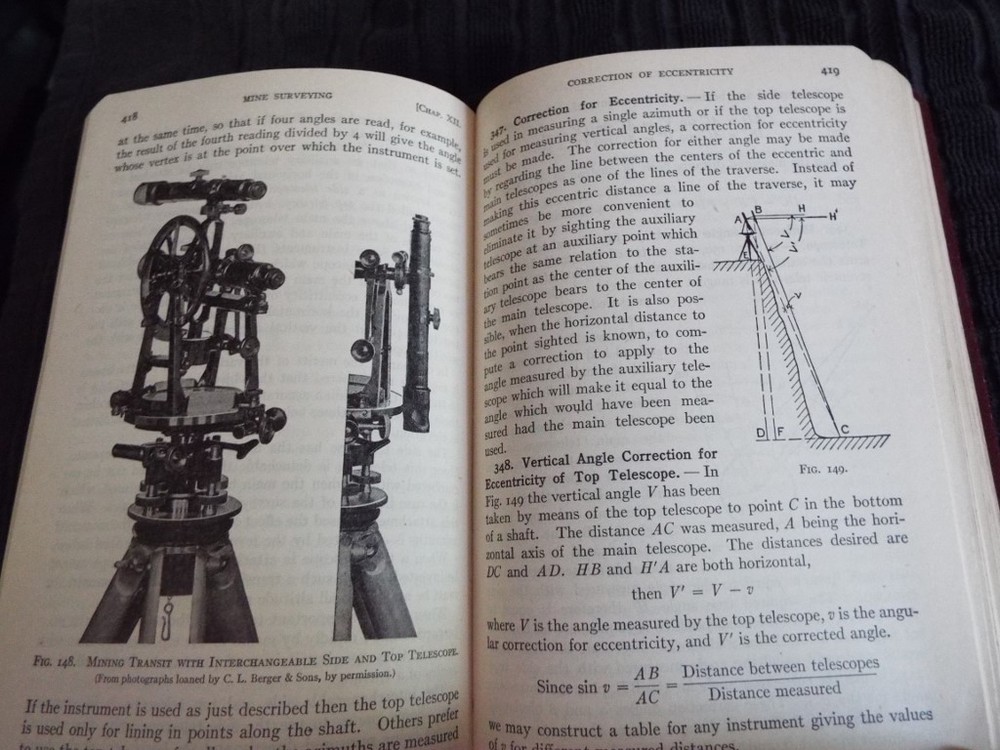 1945 Principles & Practice Elementary Surveying Vol I Breed & Hosmer Fold Outs