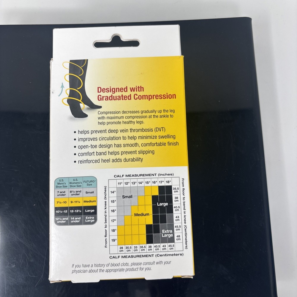 3M future Medical Compression Open Tor Knee Length Sticking -Medium