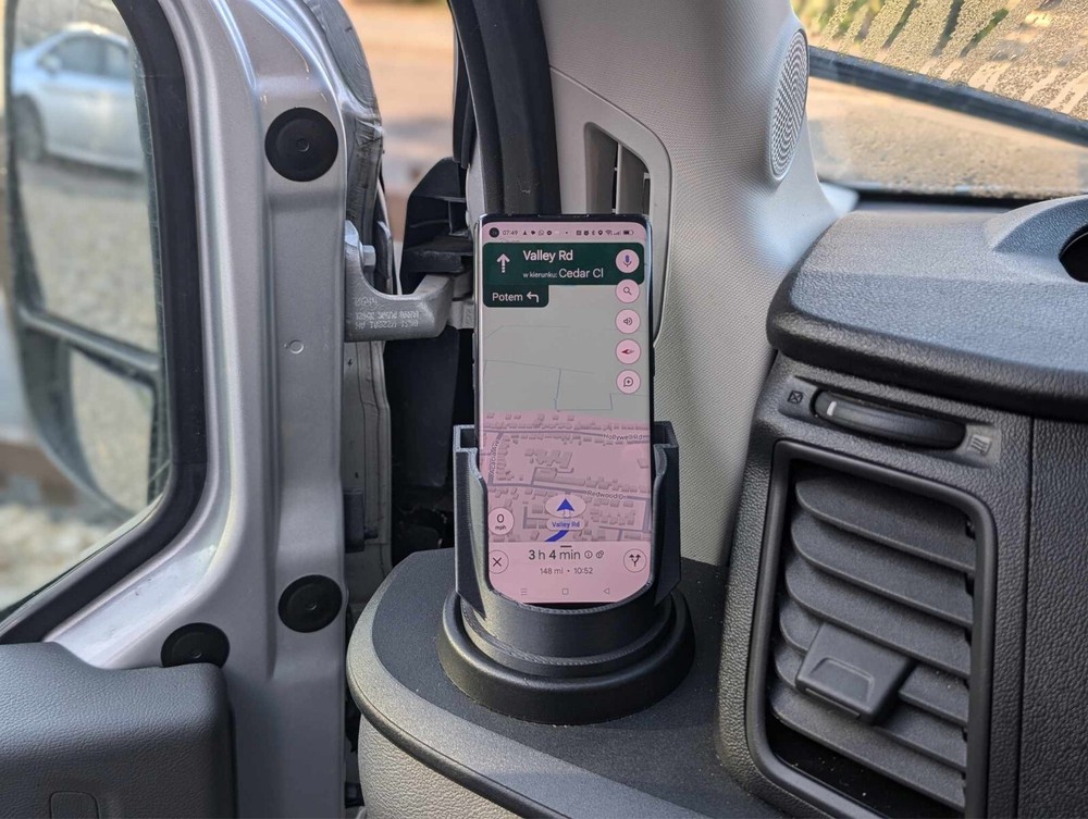 Phone / Cup Holder for Ford Transit Custom 2013 onwards