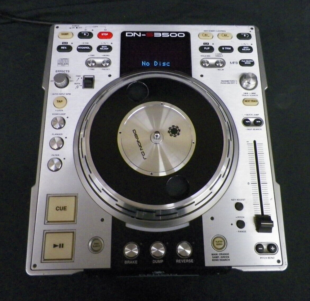 Denon DN-S3500 CD Player MP3 DJ Turntable
