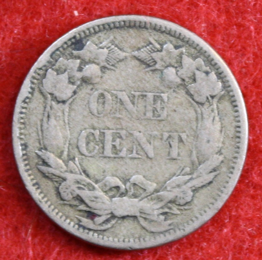 1858 Sm Letters Flying Eagle Cent Penny Coin FE109