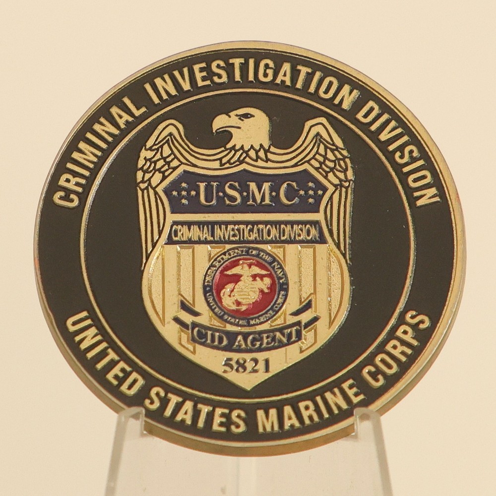USMC CID MCAS Iwakuni Investigation Challenge Coin M#3
