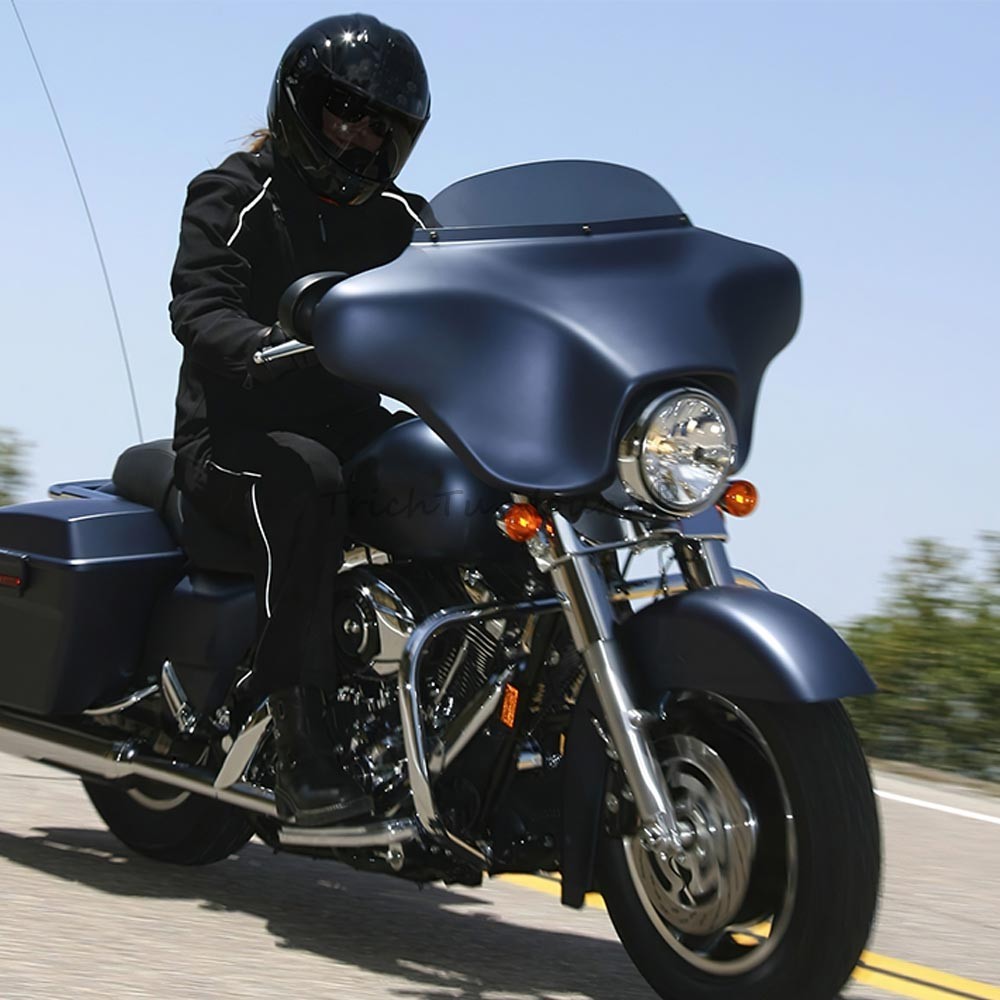 7" Batwing Windshield Windscreen for Harley Electra Glide Standard FLHT 1996–09