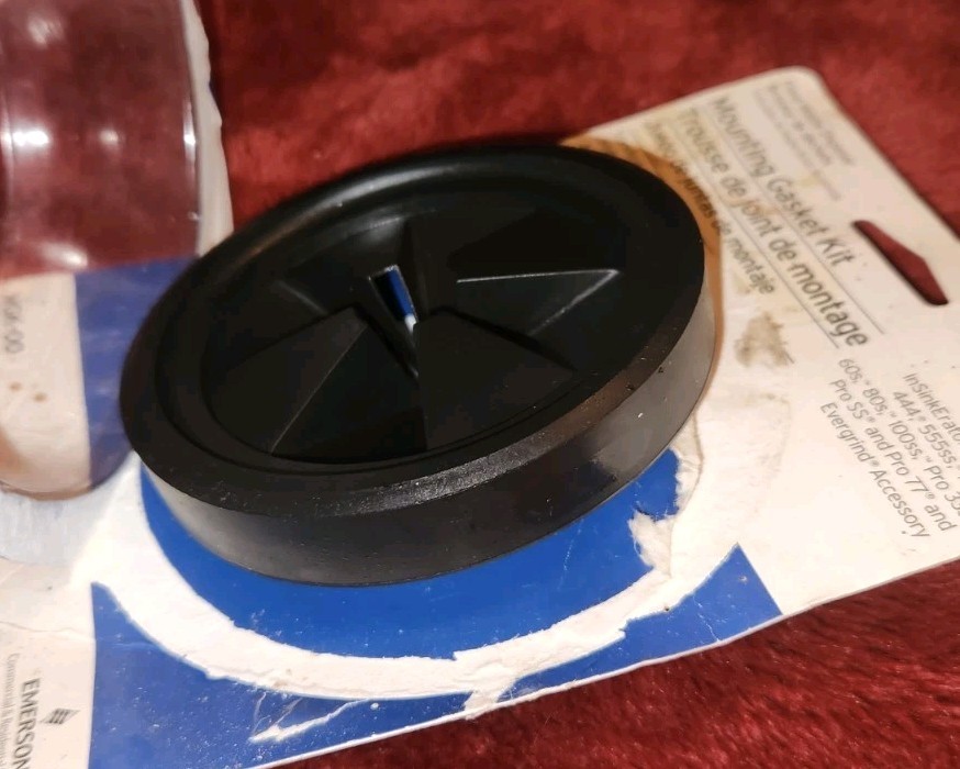 New InSinkErator Mounting Gasket Black MGK-OO Open Package