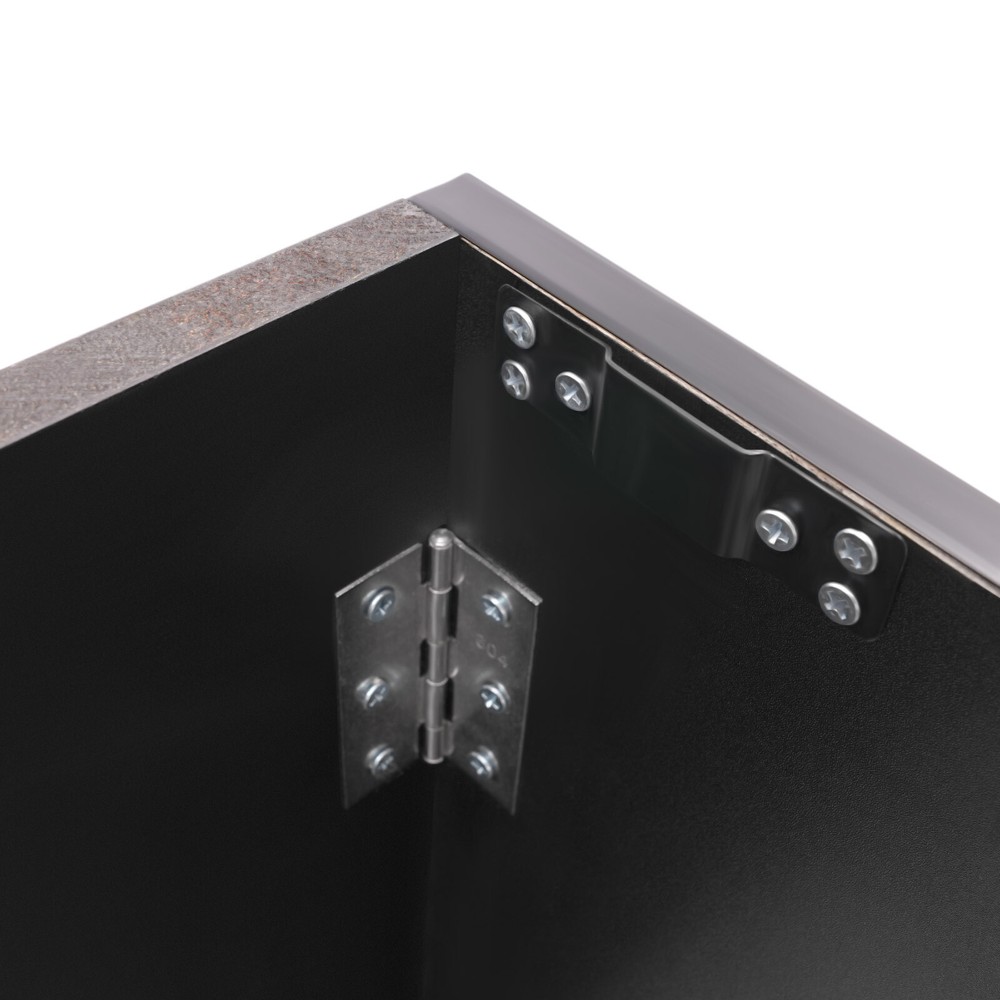 2-Tier Portable Event Bar Rectangular Foldable Bar Portable Bar Cabinet 66-110lb