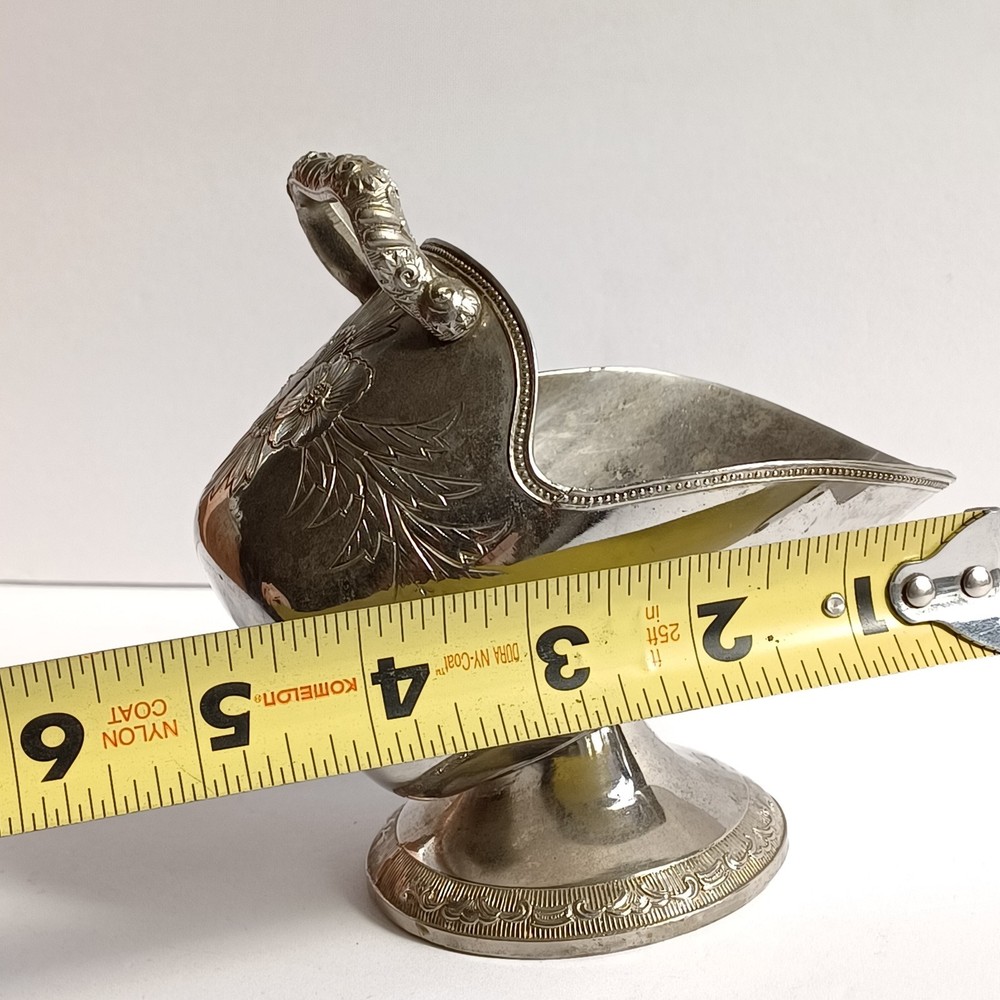 Antique Silverplated Sugar Scuttle No Scoop