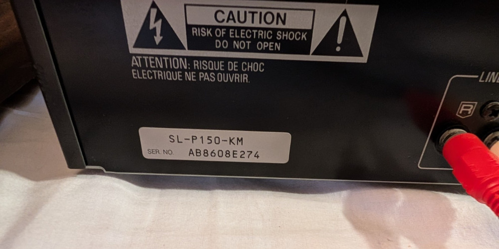 Technics SL-P150 Compact Disc CD Player TESTED Japan 1988