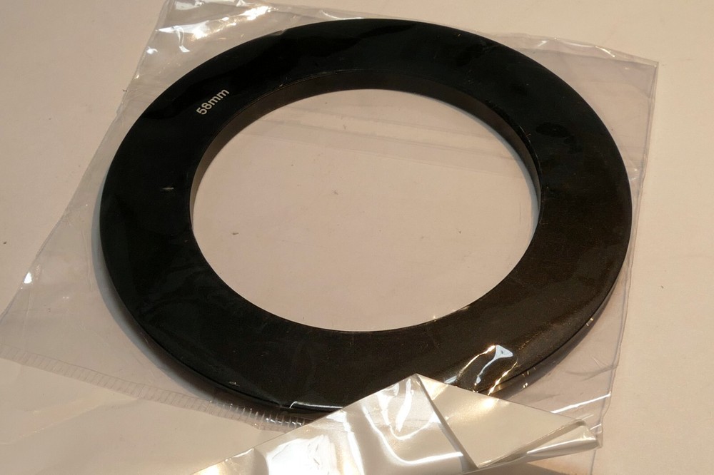 58mm adapter Ring for Square holder Cokin size Medium P threaded for lens