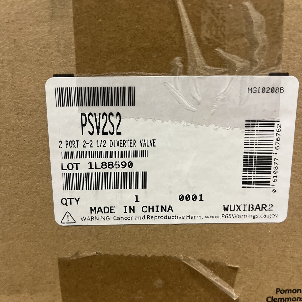 PSV2S2 CPVC 2-Way Diverter Valve New