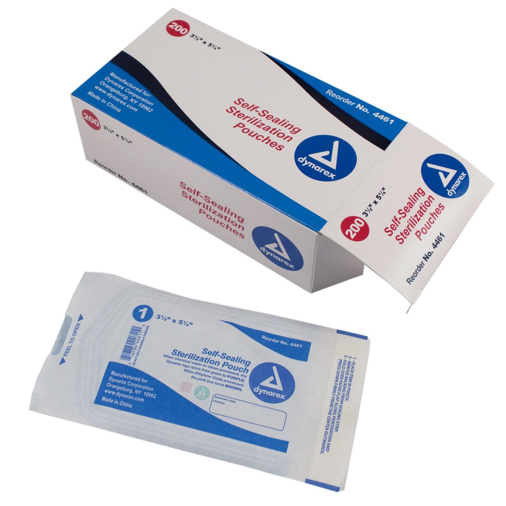 Self Seal Sterilization Pouches 200 per Box, 20%OFF &