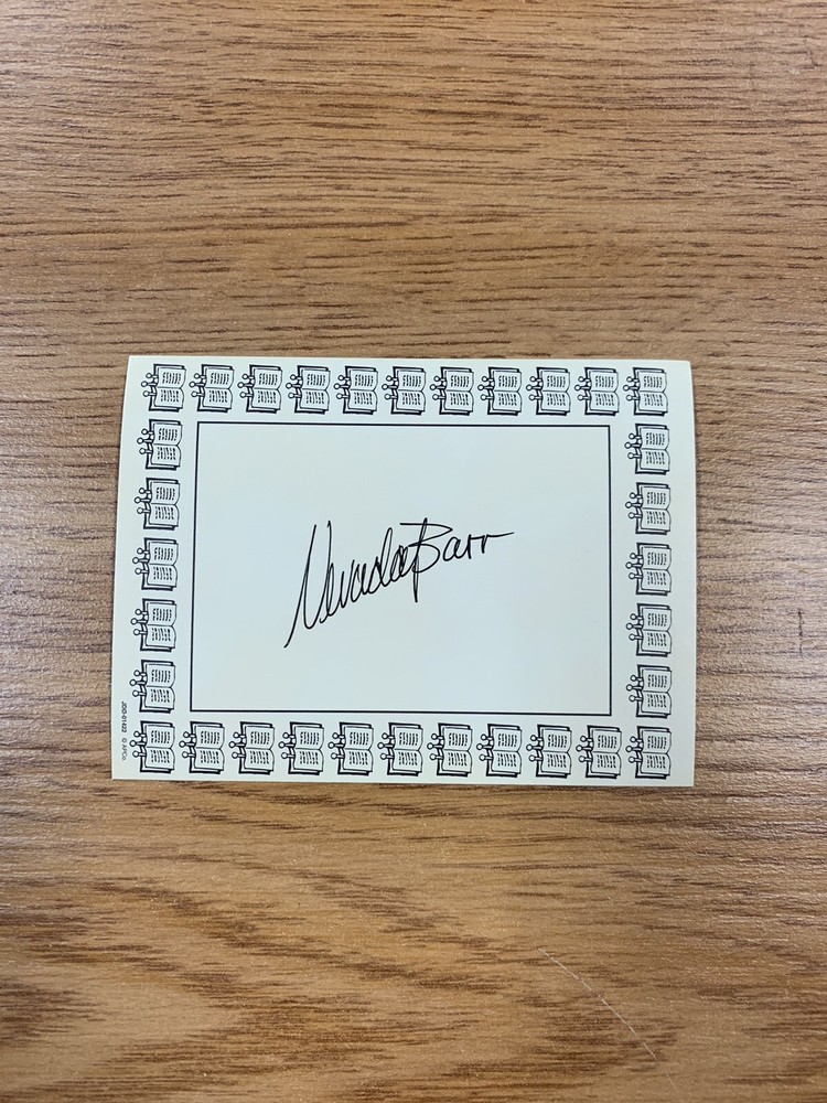 Nevada Barr Author Signed Bookplate Autographed New
