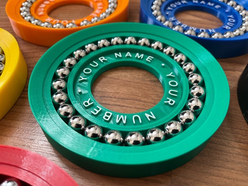 Bowling Ball Rotating Cup Stand 2.0 - Personalized