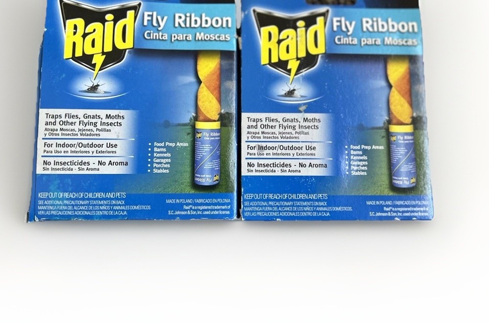 Raid Fly Ribbon Trap, 10 pack x 2 packs