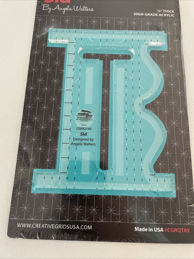 Genuine Creative Grids Non-Slip Machine Quilting Tool - Sid By Angela Walters