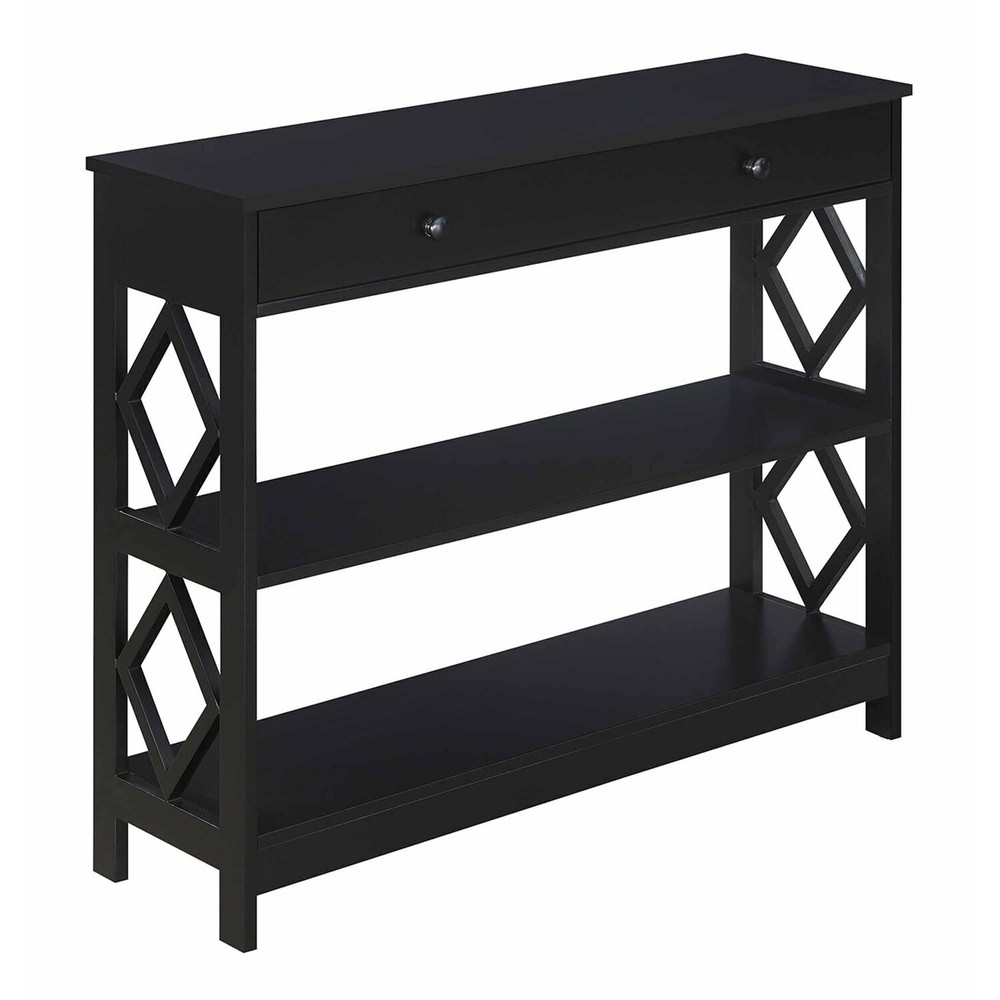 Convenience Concepts Diamond 1 Drawer Console Table
