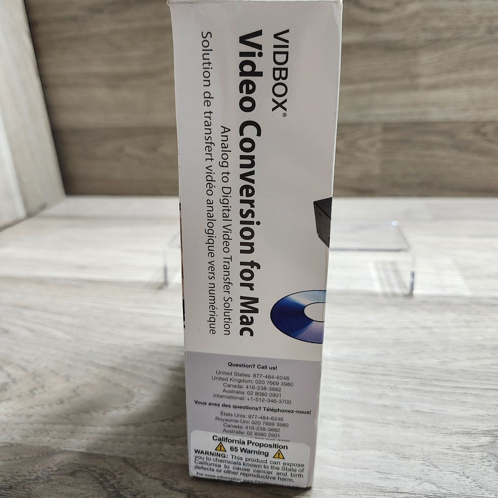 Honestech Vidbox For Mac Analog to Digital Video Conversion Solution Sealed