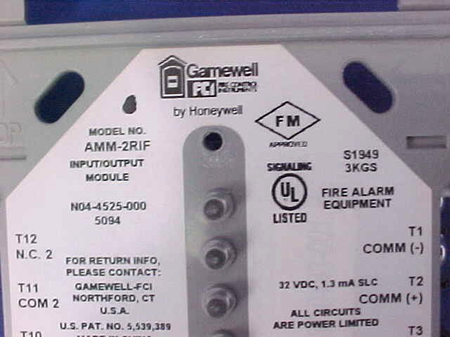 GAMEWELL INPUT/OUTPUT MODULE ONLY AMM-2RIF SL