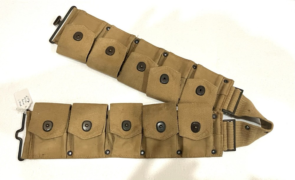 ORIGINAL WW1 SPRINGFIELD 03 AMMUNITION BELT