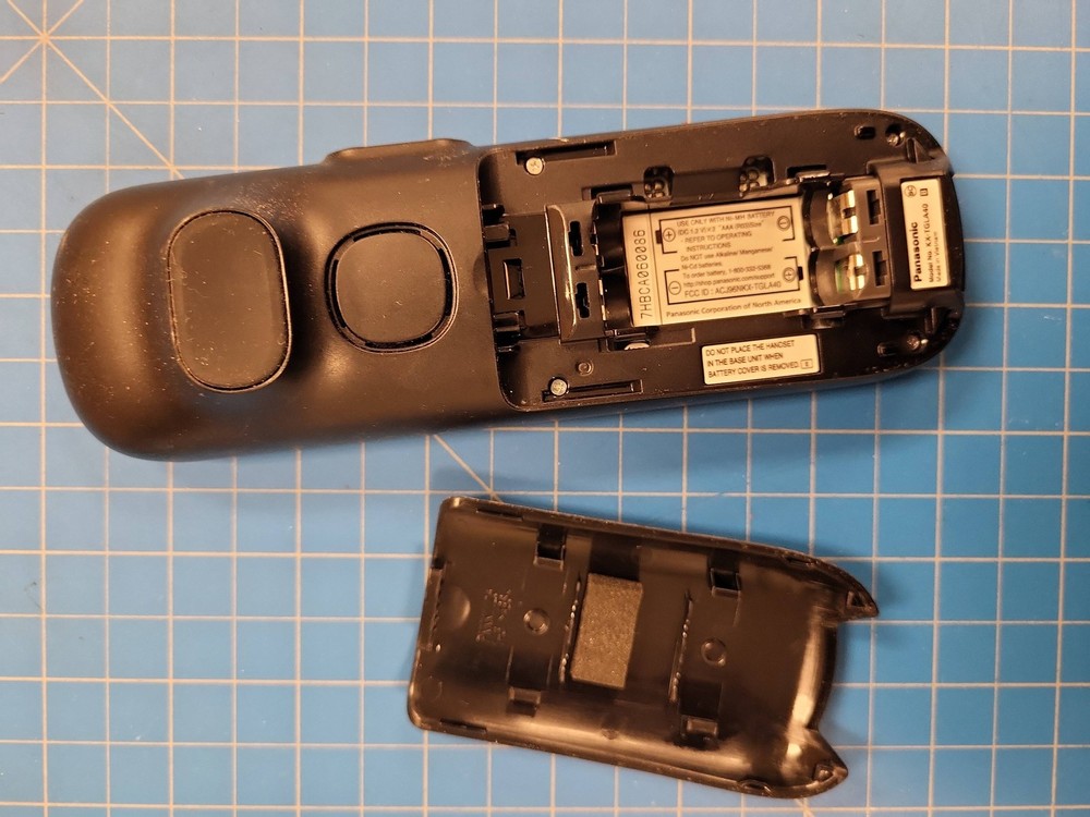 Panasonic Cordless Phone Handset Replacement Part Black Phone System Accessory