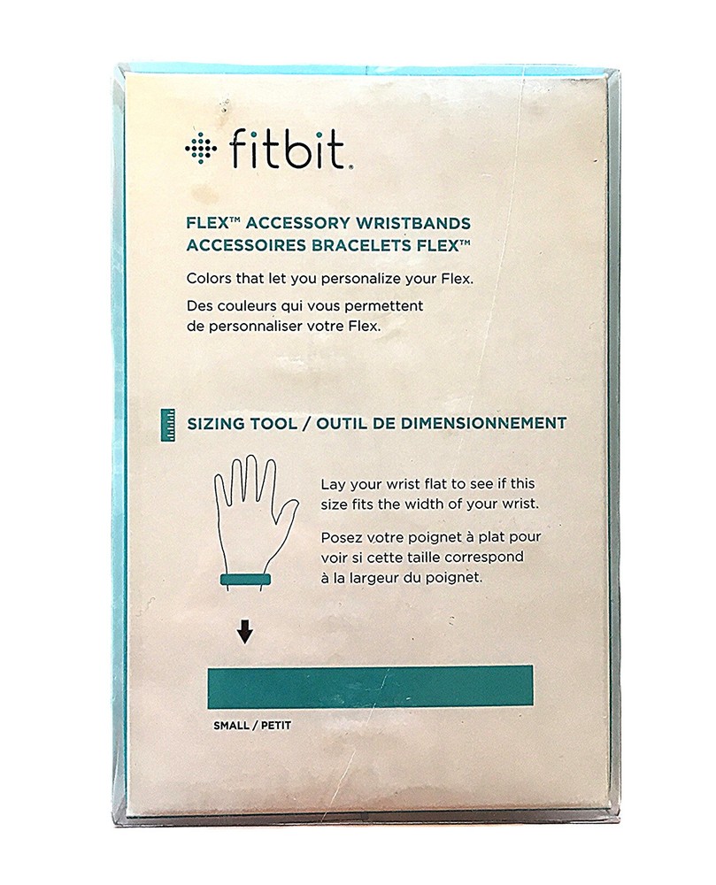 Fitbit Flex Accessory Wristbands 3 Pack Small Violet Teal Pink NIB