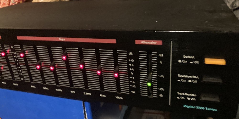 Vintage MCS 3042 -7 Band LED Graphic Equalizer- Perfect working Condition