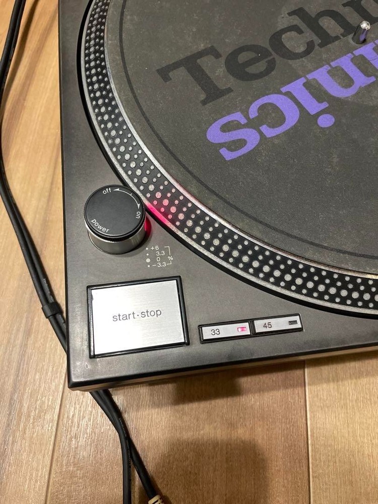 Technics SL-1200MK3 Direct Drive DJ Turntable Operation Confirmed Color Black
