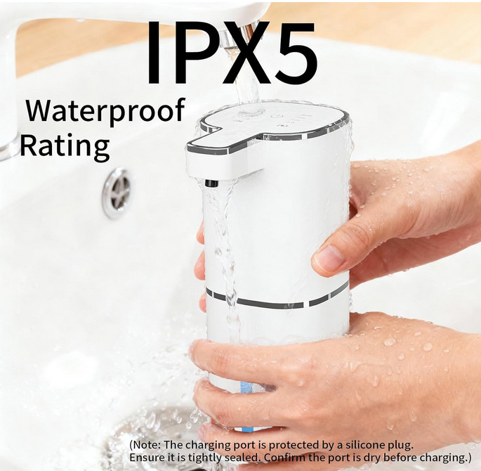 Touchless Automatic Soap Dispenser Foaming USB Rechargeable 420ml Bathroom Pump