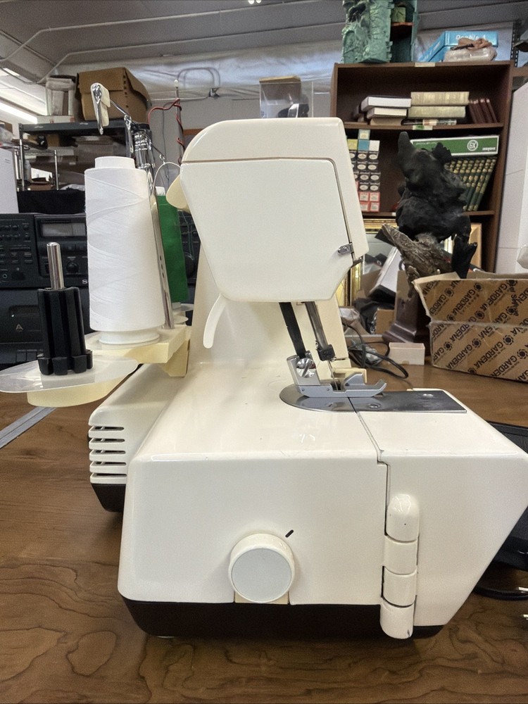 White Superlock 734D Electronic Serger sewing machine