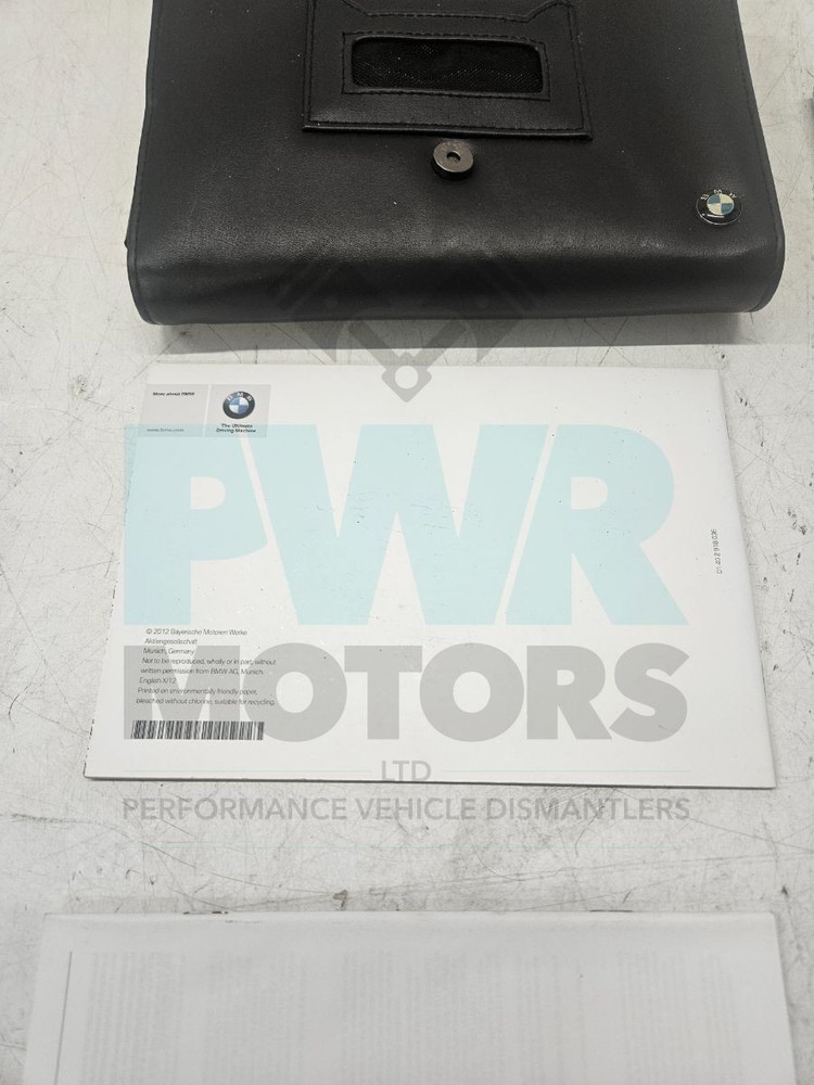 BMW 1 Series E20 Manual Book Pack Wallet E20 Book Pack