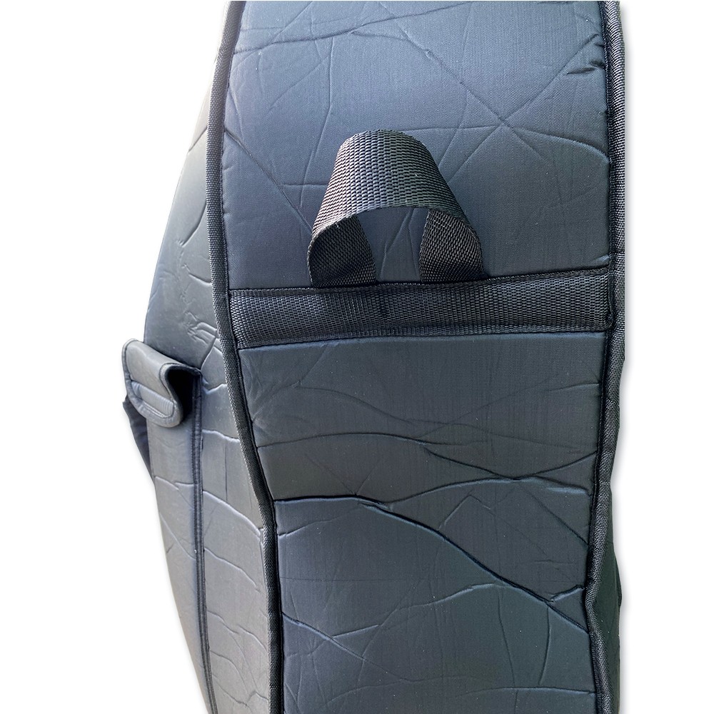 3/4size Upright Double Bass Soft Bag Strong Nylon Cloth shoulder strap practical