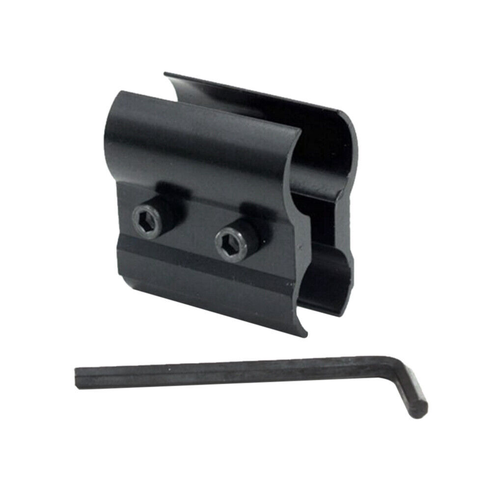 Tactical Barrel Clamp Ring Mount for Flashlight Laser Scope Rifle Gun Adapter