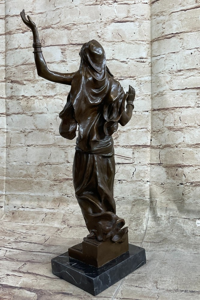 Persian Middle Eastern Dancer 100% Genuine Bronze Lost Wax Method