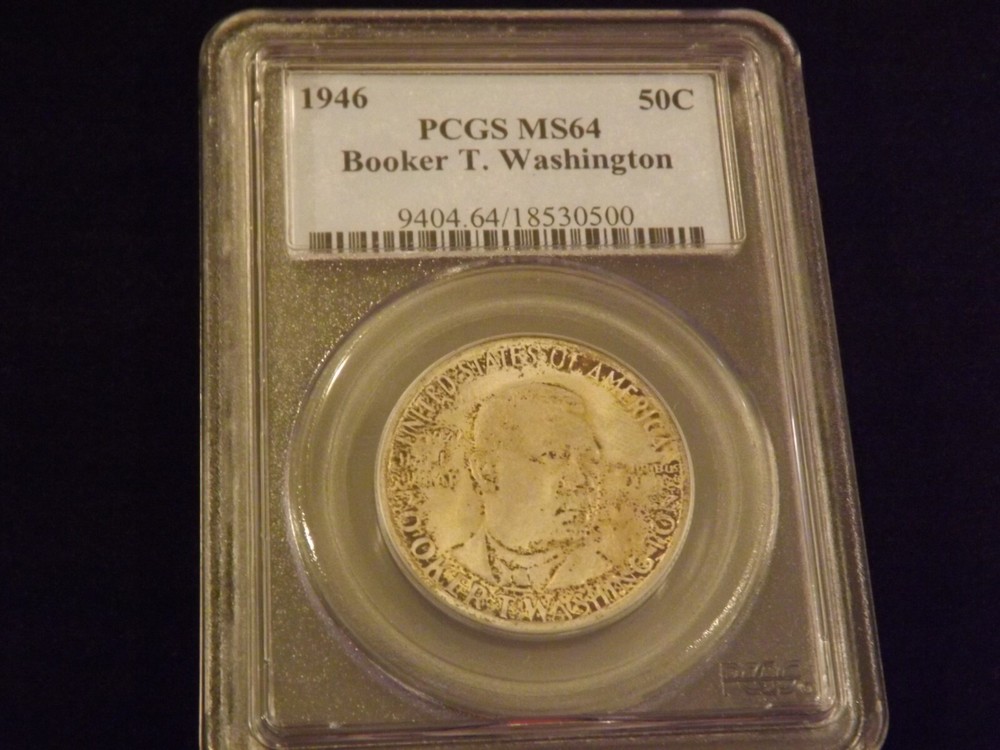 1946   50 C    BOOKER T WASHINGTON      PCGS   MS 64