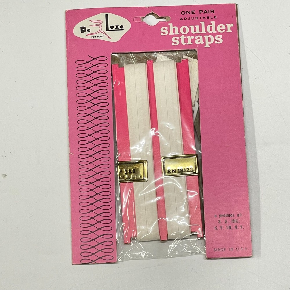 DELUXE Adjustable Shoulder Straps Replacement for Bra/Slips NEW