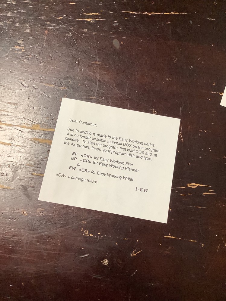 Easy Working From Spinnaker The Planner Commodore IBM & Apple Floppy Disk 5.25”