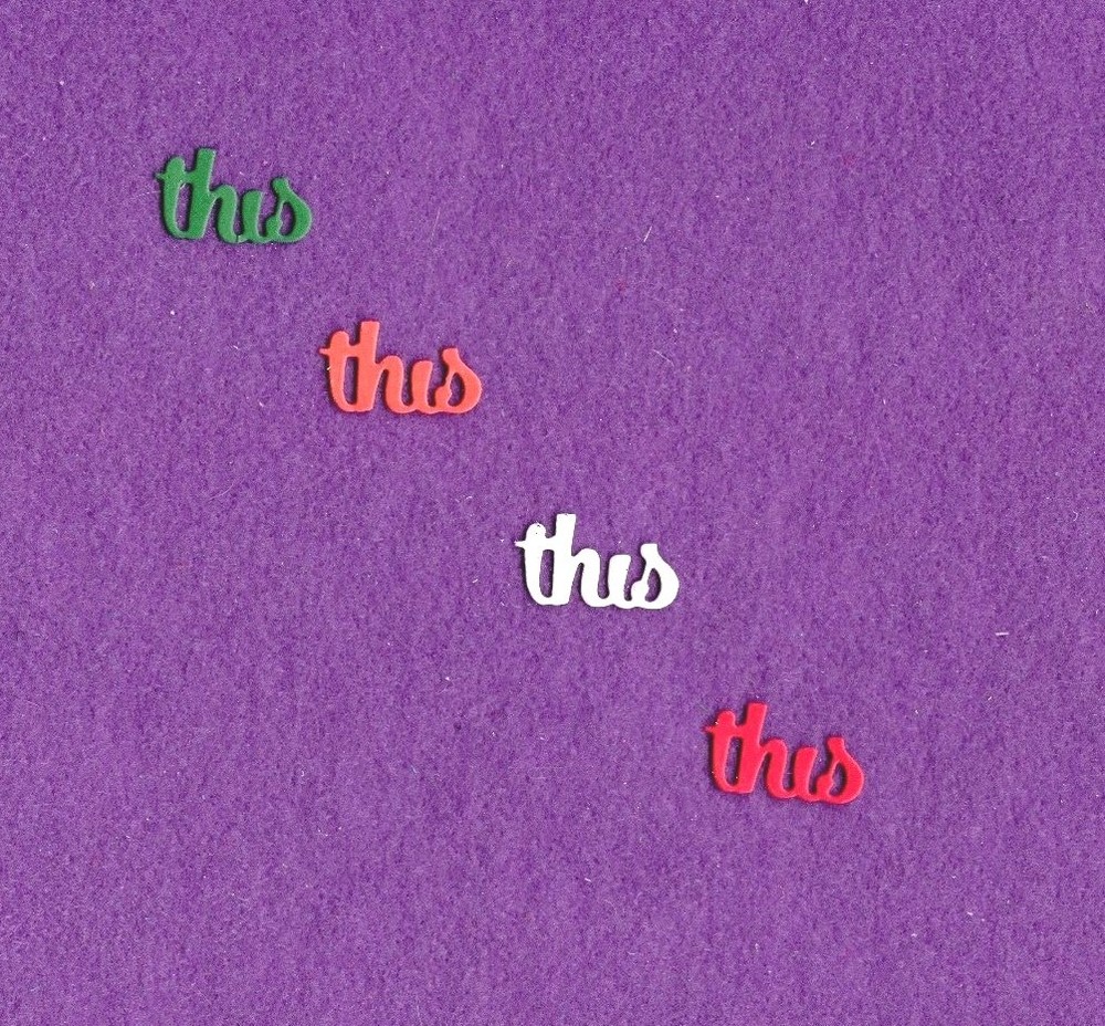 THIS die cuts scrapbook cards