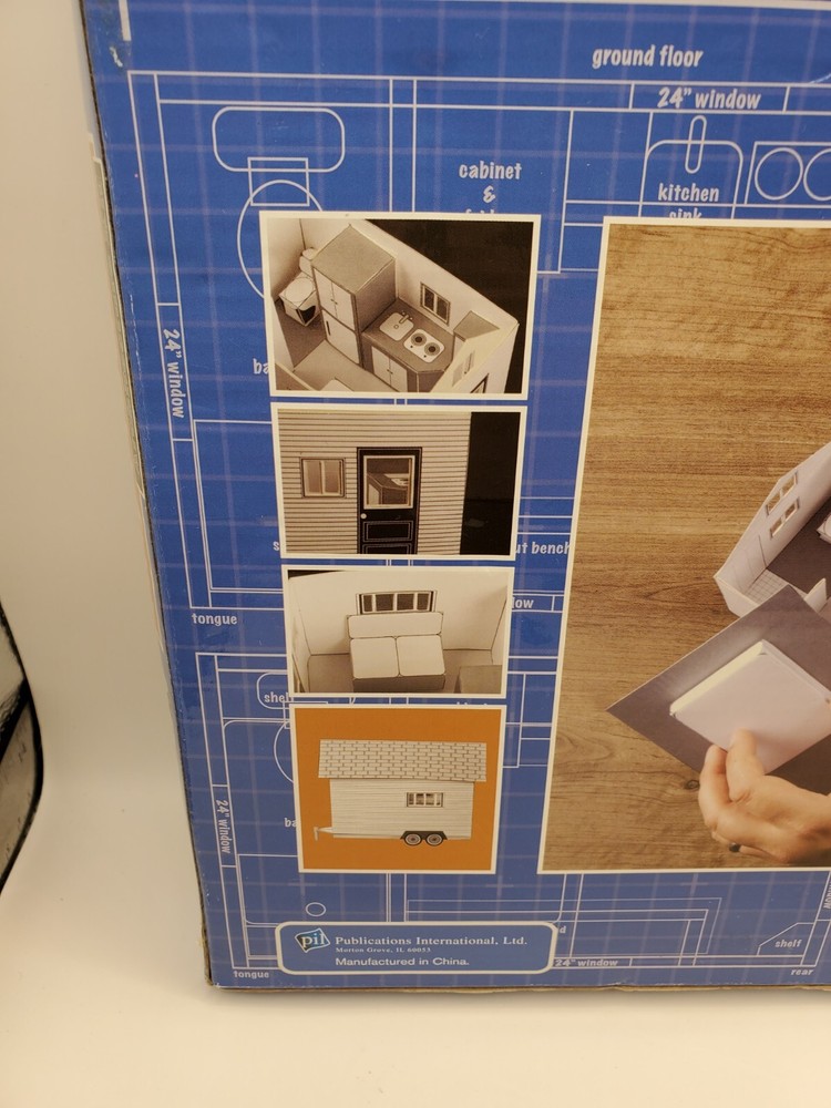 New! Tiny Houses Floor Plan Architecture Kit by Publications International, Ltd.