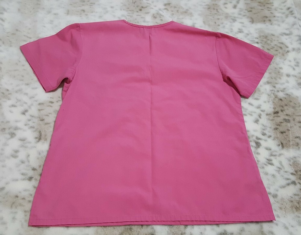 Dagacci Scrub top size XS pink color
