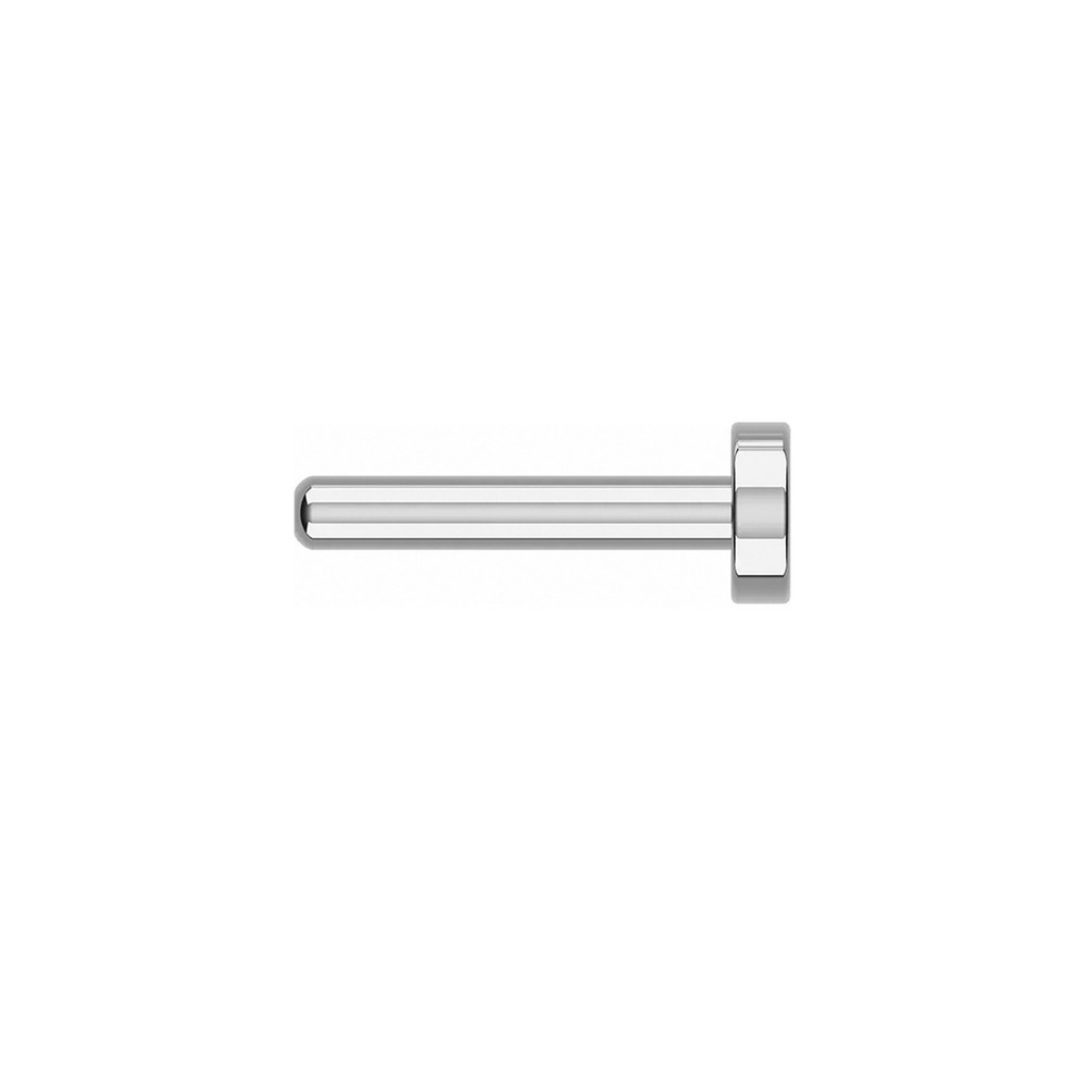 14K Palladium White Earring Back Press Fit 2 pcs