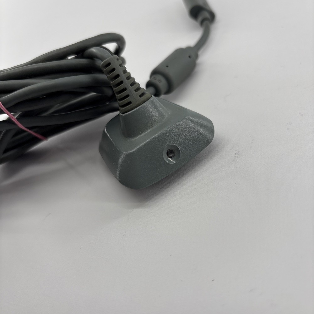 Microsoft Xbox 360 OEM Play & Charge Controller USB Charging Cable Gray TESTED