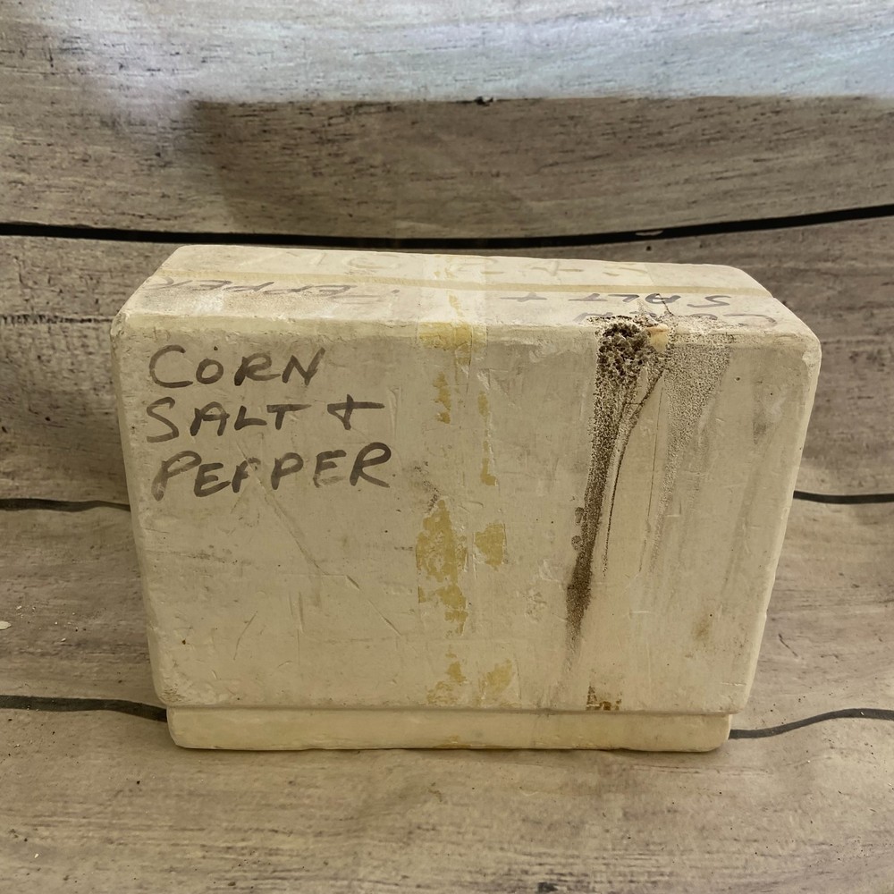 Unbranded Ceramic Casting Mold Two Corn Salt And Pepper #MC-245