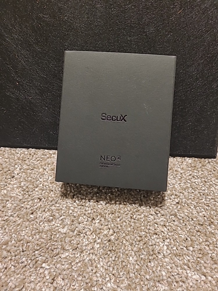 SecuX Neo X - Crypto Wallet w/Intuitive Touchscreen, Bluetooth, Never used