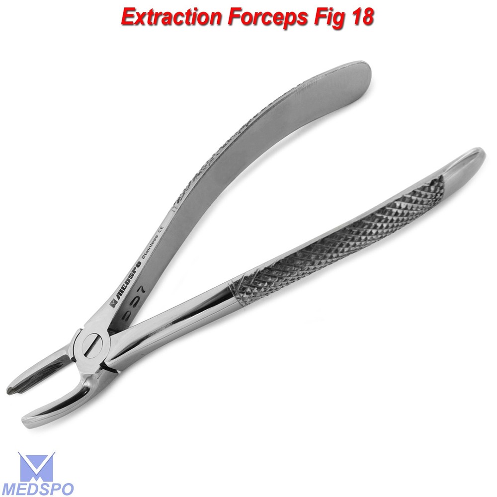 Dental Upper Molar Left Extracting Forceps Fig. 18 Extraction Instrument Tools