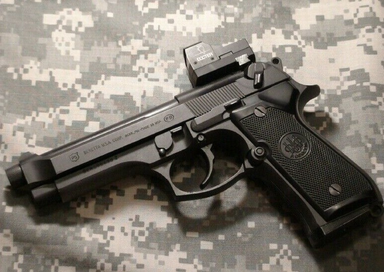 Red Dot Mounting Plate for Beretta 92 - Burris, Vortex, Viper, Venom, Docter