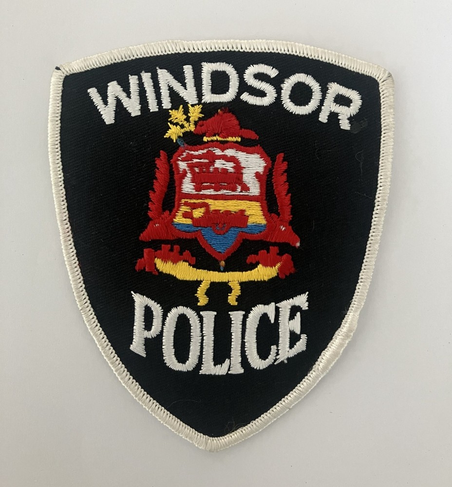 Canada, Windsor Police patch in white thread