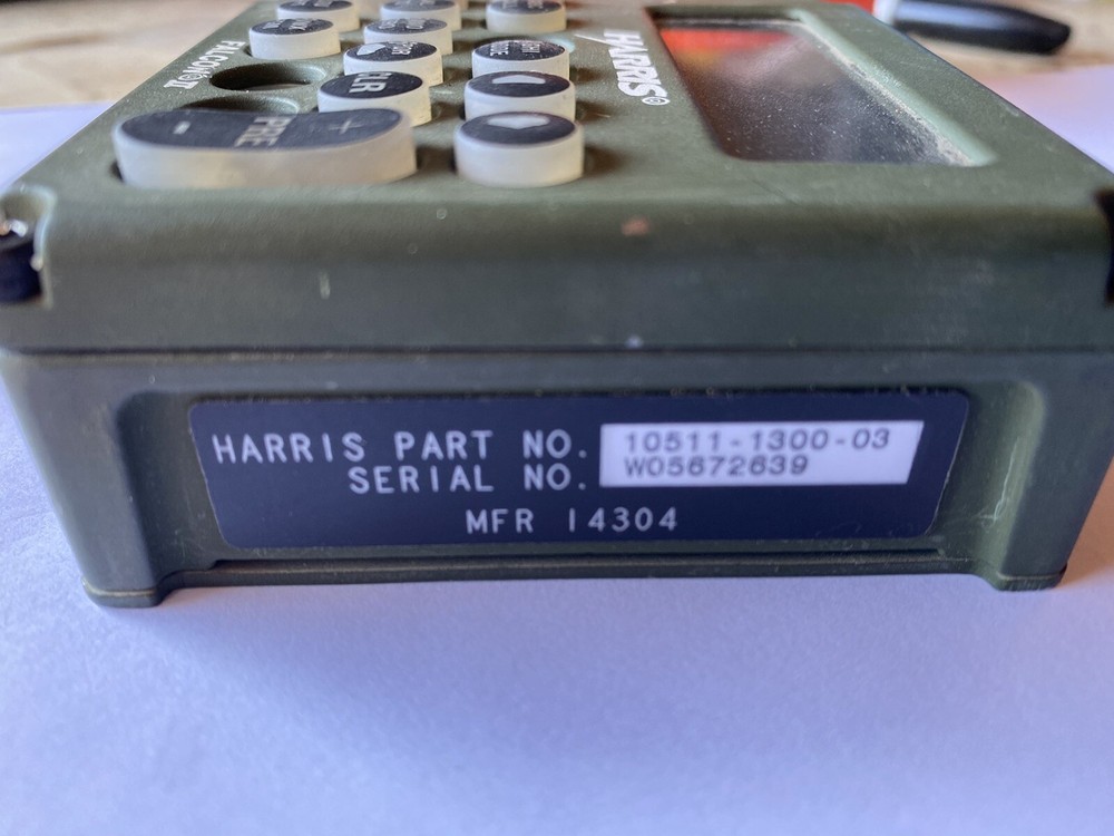 HARRIS FALCON II KEYPAD DISPLAY UNIT 10511-1300-03 **MISSING BUTTONS**