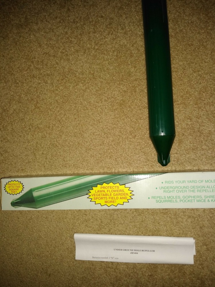 Jobar's Underground Sonic Mole/Gopher Repeller. NEW. FREE Shipping