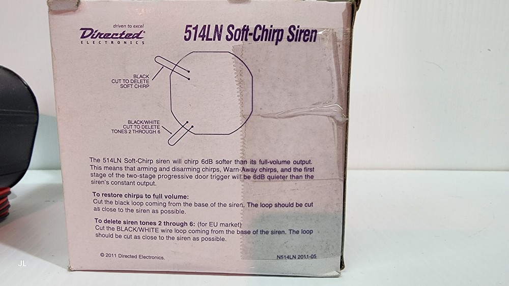 New - Directed 514LN (regular size) Soft chirp siren