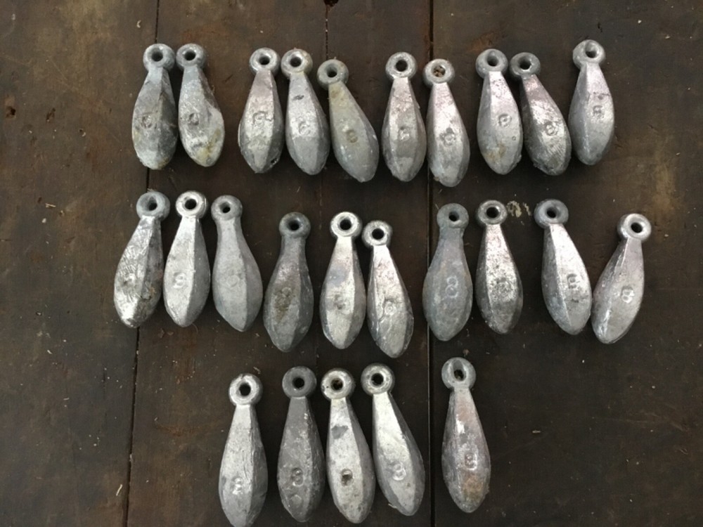Lead Bank Sinkers 8 Oz 25 count