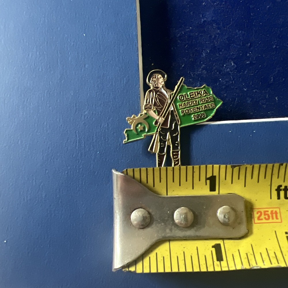 Oleika Harry Rice Potentate 2008 Lapel Pin - Preowned